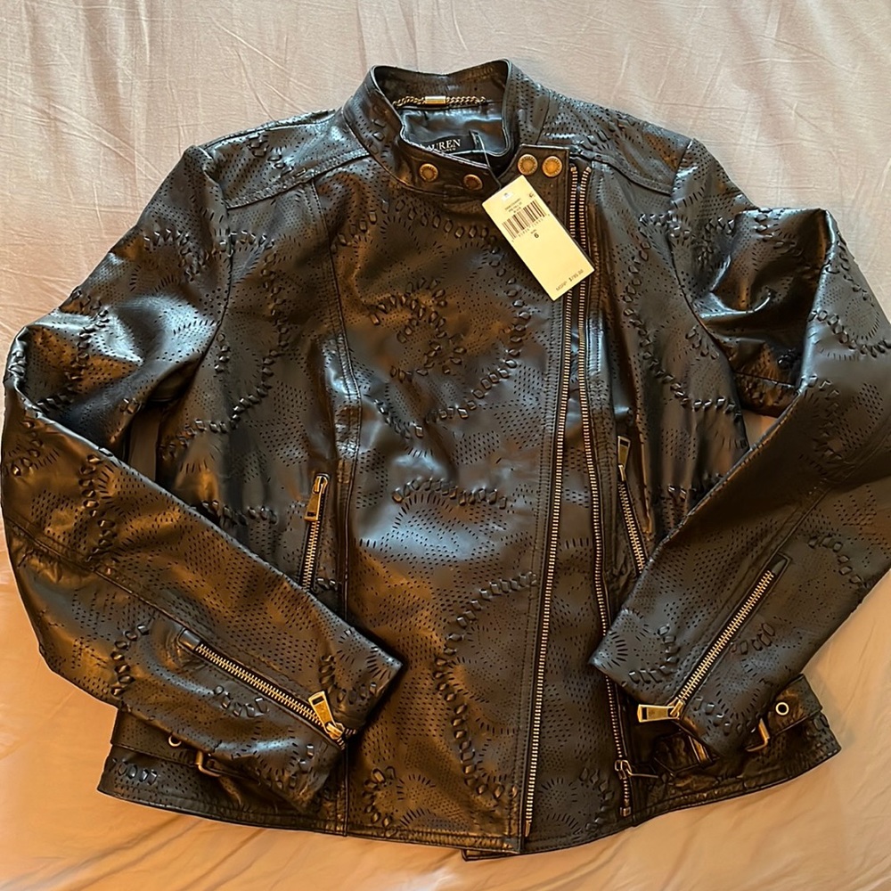 Womens leather jacket